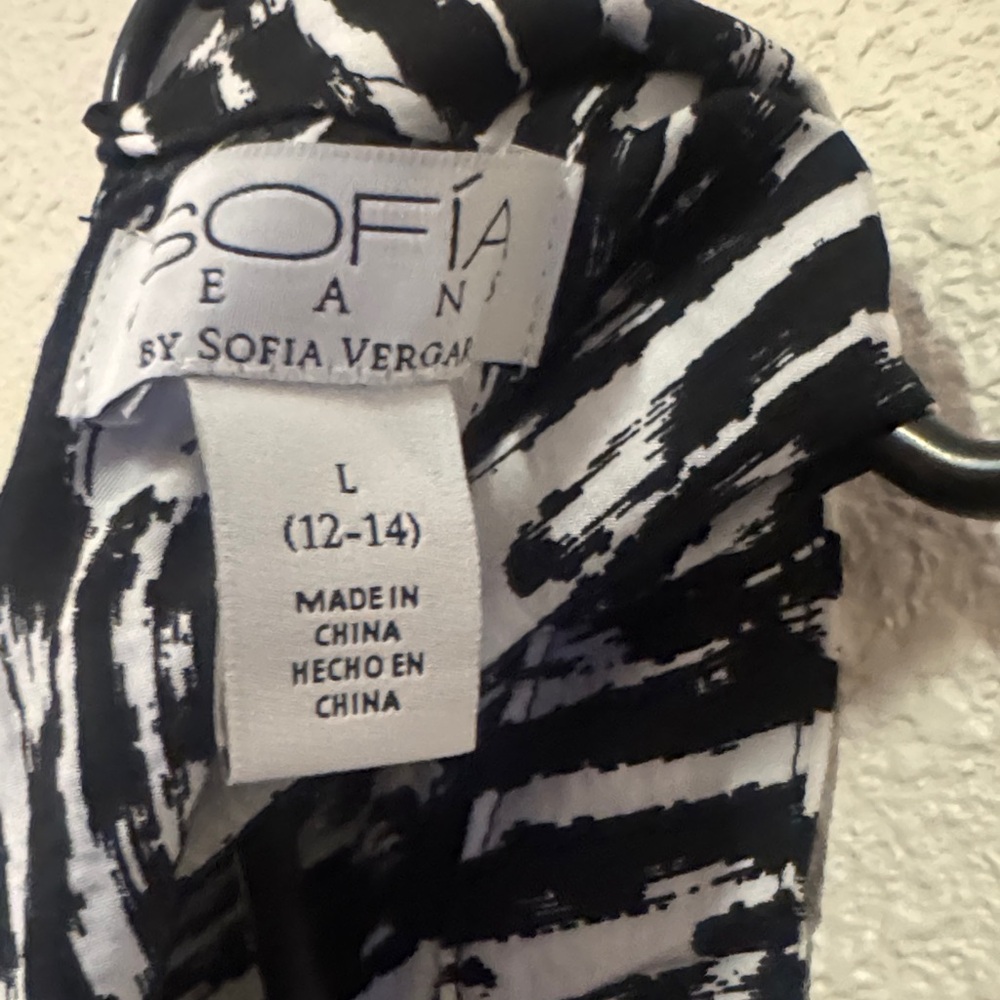 Sofia by Sofia Vergara Monochrome Sleeveless Maxi… - image 3